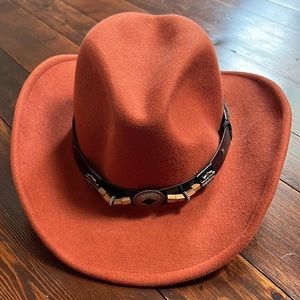 Harley Davison motorcycles crushable water repellent wool cowboy hat small